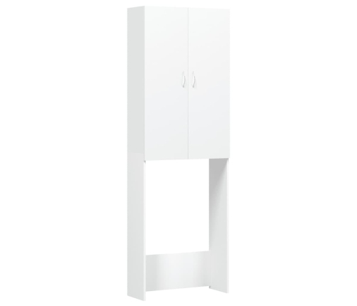 vidaXL veļasmašīnas skapītis, 64x25,5x190 cm, balts