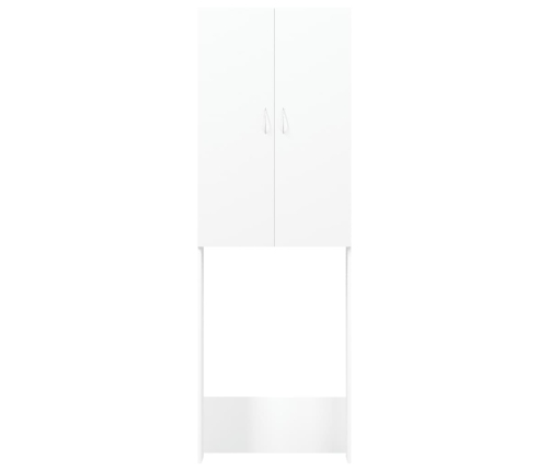 vidaXL veļasmašīnas skapītis, 64x25,5x190 cm, balts