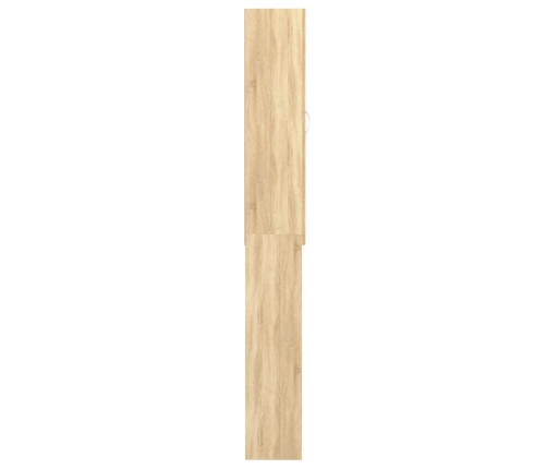 Veļasmašīnas Skapītis, 64X25,5X190 Cm, Ozolkoka Krāsa Vidaxl