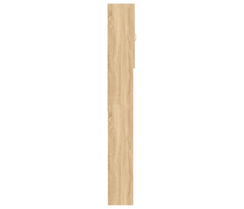 vidaXL veļasmašīnas skapītis, 64x25,5x190 cm, ozolkoka krāsa