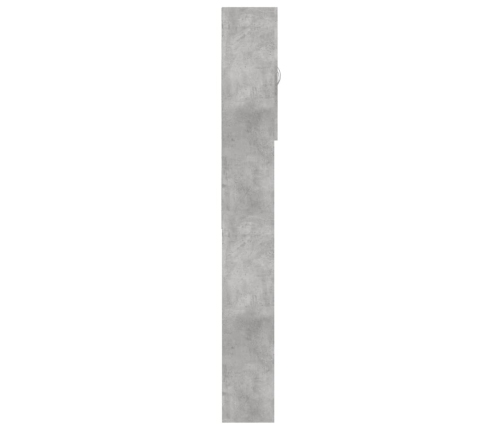 vidaXL veļasmašīnas skapītis, 64x25,5x190 cm, betona pelēks