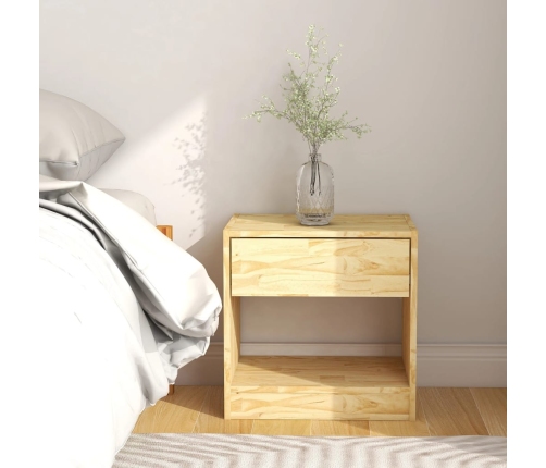 vidaXL naktsskapīši, 2 gab., 40x31x40 cm, priedes masīvkoks