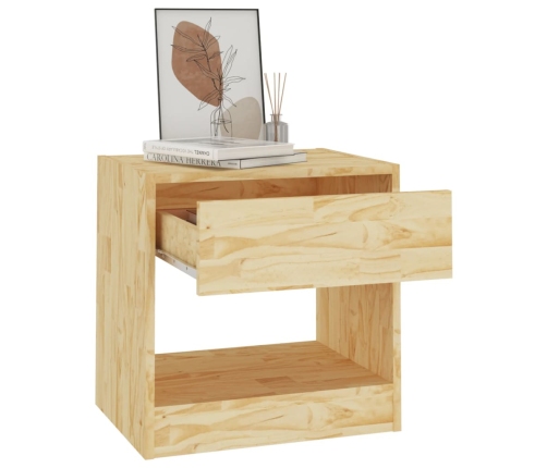 vidaXL naktsskapīši, 2 gab., 40x31x40 cm, priedes masīvkoks