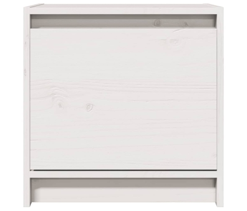 vidaXL naktsgaldiņi, 2 gab., balti, 40x30,5x40 cm, priedes masīvkoks