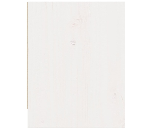 vidaXL naktsgaldiņi, 2 gab., balti, 40x30,5x40 cm, priedes masīvkoks