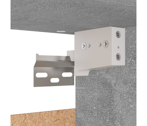 vidaXL skapis, betona pelēks, 70x32,5x35 cm, inženierijas koks