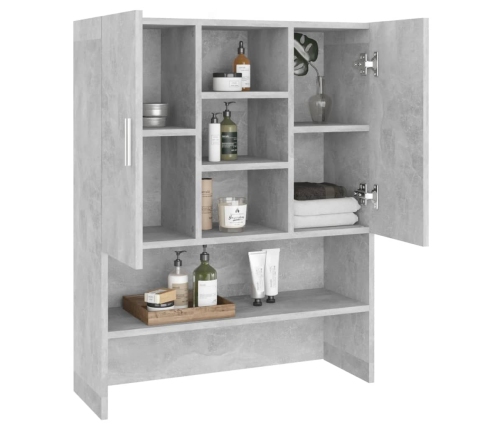 vidaXL veļasmašīnas skapītis, 70,5x25,5x90 cm, betona pelēks