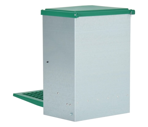 vidaXL automātiska mājputnu barotava ar pedāli, 12 kg