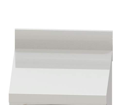 vidaXL virtuves skapītis ar 3 atvilktnēm, nerūsējošs tērauds