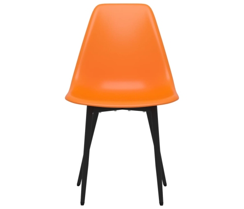 vidaXL virtuves krēsli, 2 gab., oranžs PP
