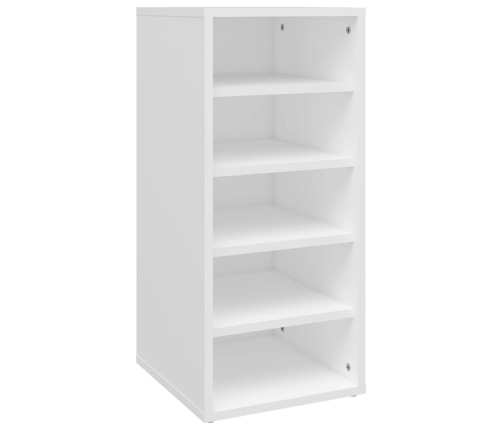 vidaXL apavu plaukti, 2 gab., balti, 31,5x35x70 cm, inženierijas koks