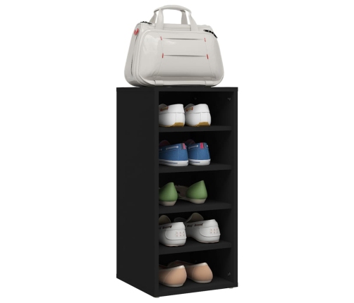 vidaXL apavu plaukti, 2 gab., melni, 31,5x35x70 cm, inženierijas koks