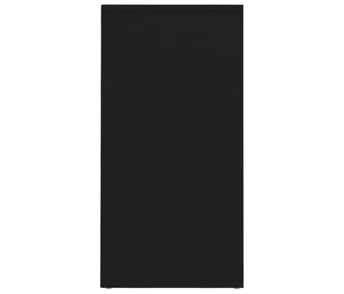 vidaXL apavu plaukti, 2 gab., melni, 31,5x35x70 cm, inženierijas koks