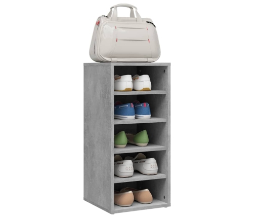 vidaXL apavu plaukti, 2 gab., pelēki, 31,5x35x70 cm, inženierijas koks