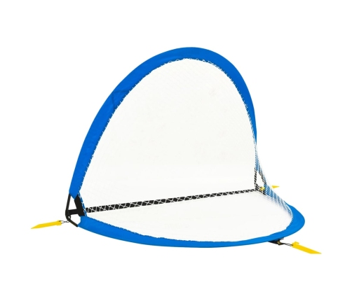 vidaXL bērnu futbola vārti, 2 gab., uzglabāšanas soma, 119x82x84,5 cm