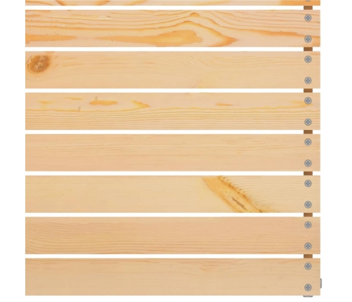 Vidējie Dārza Dīvāni, 2 Gab., Priedes Masīvkoks Vidaxl