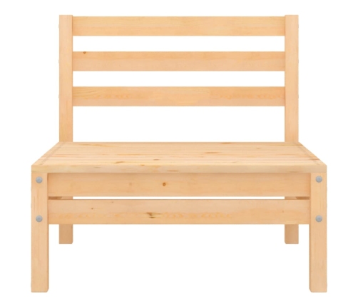 vidaXL vidējie dārza dīvāni, 4 gab., priedes masīvkoks