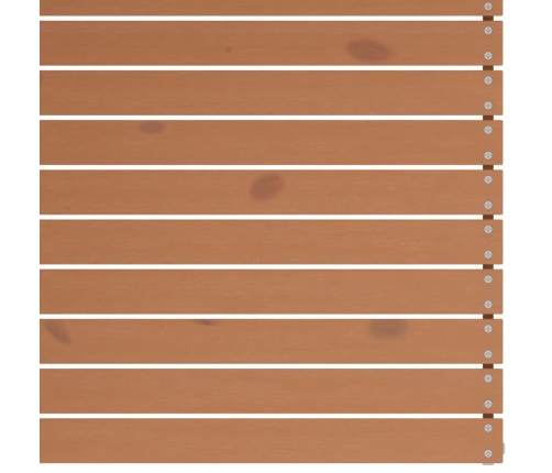 vidaXL vidējie dārza dīvāni, 4 gab., medus brūni, priedes masīvkoks