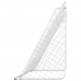 vidaXL futbola vārti ar tīklu, balti, 366x122x182 cm, tērauds
