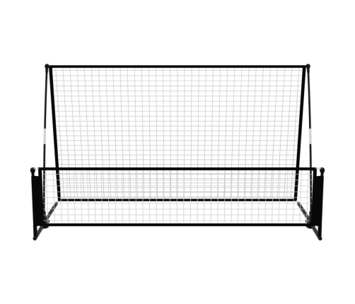 vidaXL futbola atsitiena vārti, 202x104x120 cm, tērauds