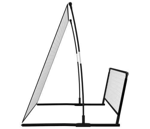 vidaXL futbola atsitiena vārti, 202x104x120 cm, tērauds