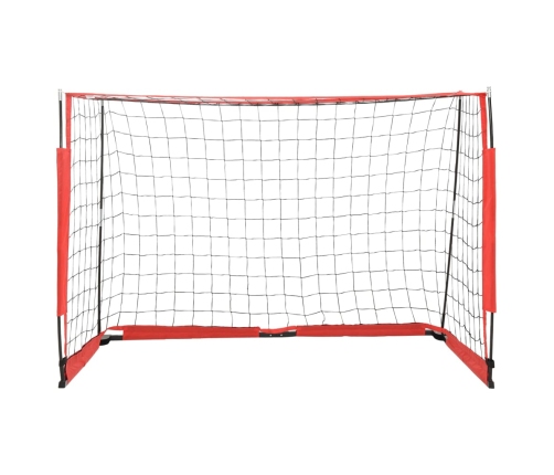 vidaXL futbola vārti ar tīklu, 184x91x124,5 cm, tērauds