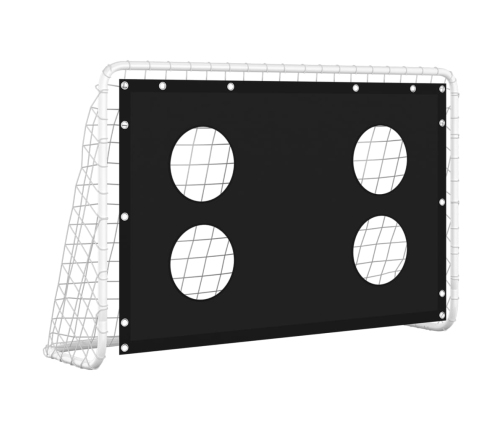 vidaXL futbola treniņu vārti, tērauds, 184x61x122 cm