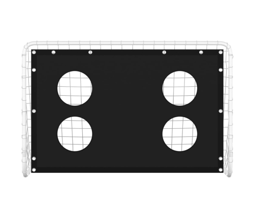 vidaXL futbola treniņu vārti, tērauds, 184x61x122 cm