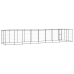 Suņu Voljērs Ar Jumtu, 21,78 M², Tērauds Vidaxl