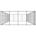 Suņu Voljērs, 53,24 M², Tērauds Vidaxl