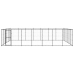 Suņu Voljērs, 50,82 M², Tērauds Vidaxl