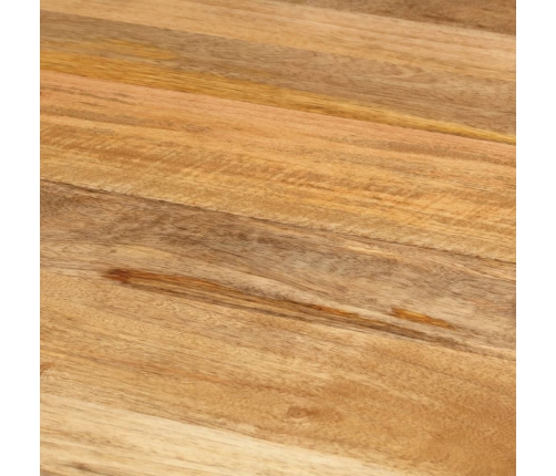 vidaXL virtuves galds, Ø110x78 cm, mango masīvkoks un tērauds