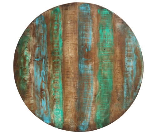 vidaXL virtuves galds, 110x75 cm, pārstrādāts masīvkoks