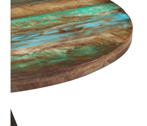 vidaXL virtuves galds, 110x75 cm, pārstrādāts masīvkoks