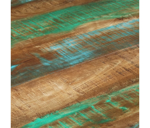 vidaXL virtuves galds, 110x75 cm, pārstrādāts masīvkoks