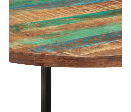 vidaXL virtuves galds, 110x75 cm, pārstrādāts masīvkoks