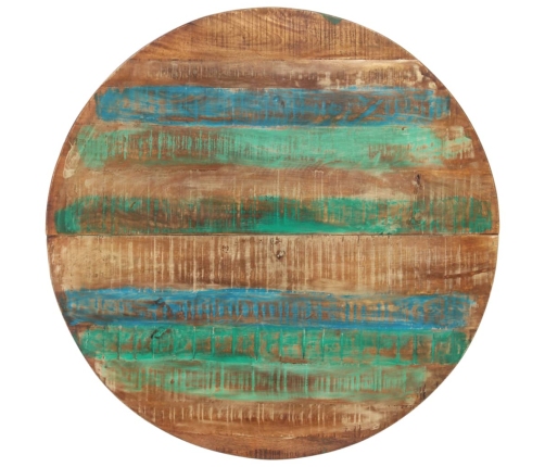 vidaXL virtuves galds, 110x75 cm, pārstrādāts masīvkoks