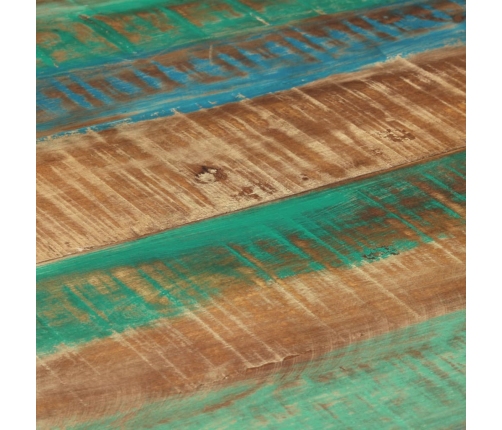 vidaXL virtuves galds, 110x75 cm, pārstrādāts masīvkoks