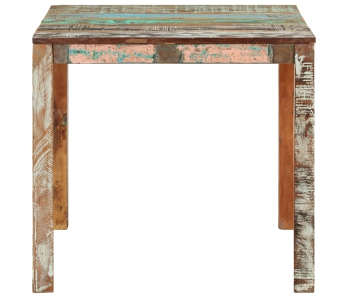 vidaXL virtuves galds, 82x80x76 cm, pārstrādāts masīvkoks