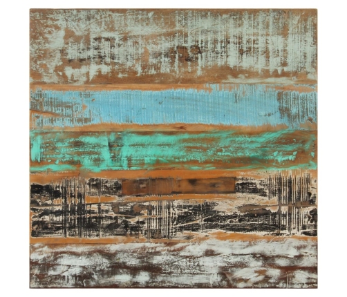 vidaXL virtuves galds, 82x80x76 cm, pārstrādāts masīvkoks