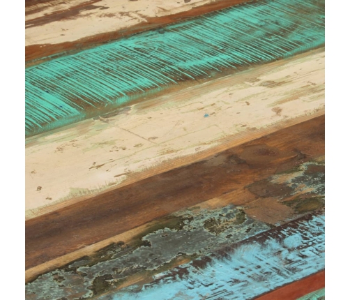 vidaXL virtuves galds, 82x80x76 cm, pārstrādāts masīvkoks