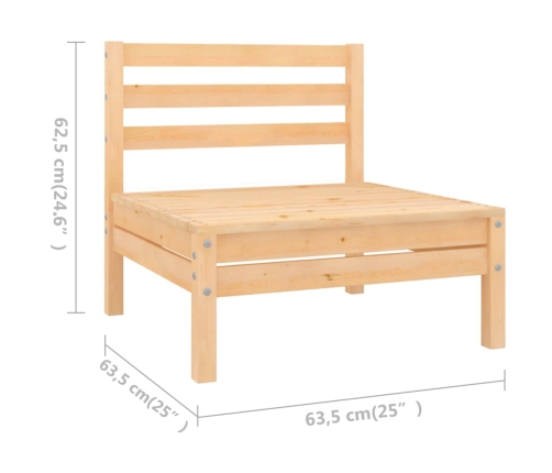 10-Daļīgs Dārza Atpūtas Mēbeļu Komplekts, Priedes Masīvkoks Vidaxl