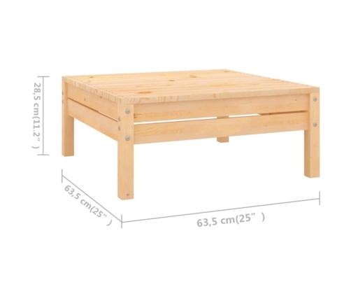 10-Daļīgs Dārza Atpūtas Mēbeļu Komplekts, Priedes Masīvkoks Vidaxl