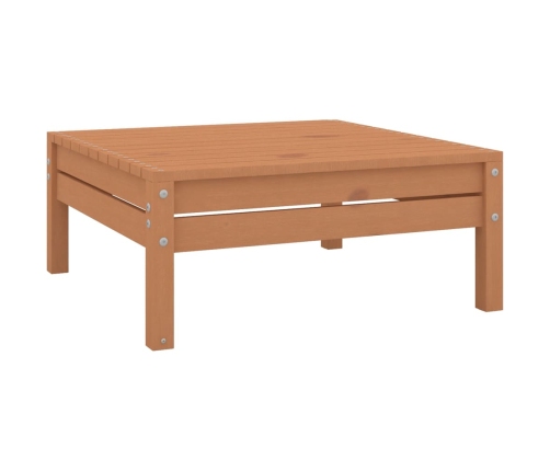 vidaXL 12-daļīgs dārza mēbeļu komplekts, brūns priedes masīvkoks