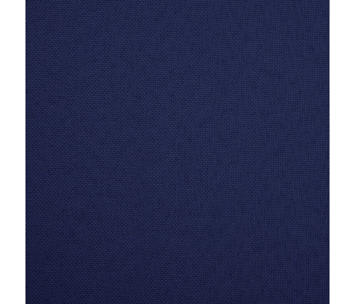 vidaXL soliņš ar kasti, salokāms, zils, mākslīgais lins