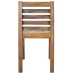 vidaXL virtuves krēsli, 6 gab., pārstrādāts masīvkoks