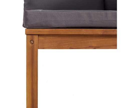 10-Daļīgs Dārza Atpūtas Mēbeļu Komplekts Ar Matračiem, Akācija Vidaxl