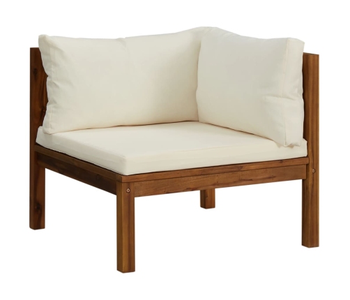 10-Daļīgs Dārza Atpūtas Mēbeļu Komplekts Ar Matračiem, Akācija Vidaxl