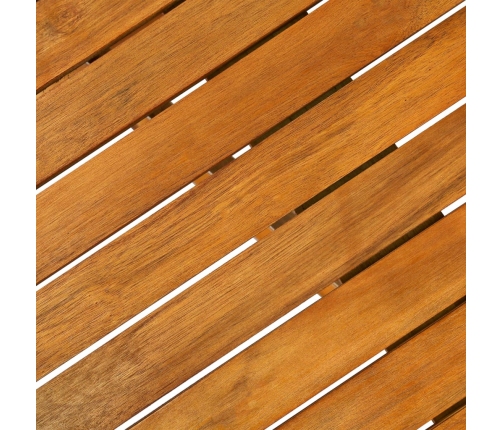 vidaXL 11-daļīgs dārza mēbeļu komplekts 220x90x75cm akācijas masīvkoks