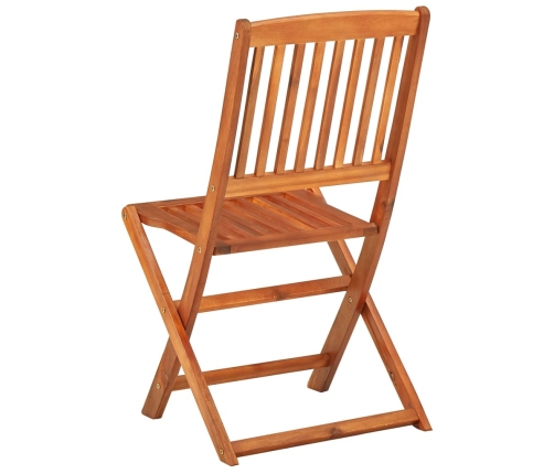 vidaXL 11-daļīgs dārza mēbeļu komplekts 220x90x75cm akācijas masīvkoks